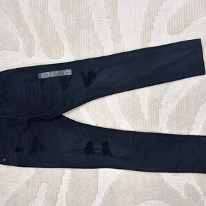 American Eagle Outfitters Black Distressed Jeans